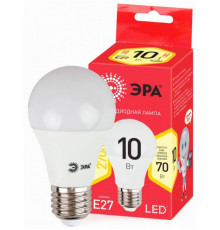 Светодиодная лампа E27 10W 2700К (теплый) Эра ECO LED A60-10W-827-E27 (Б0028006)