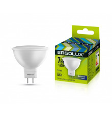 Светодиодная лампа GU5.3 7W 6500К (холодный) Ergolux LED-JCDR-7W-GU5.3-6K (12881)