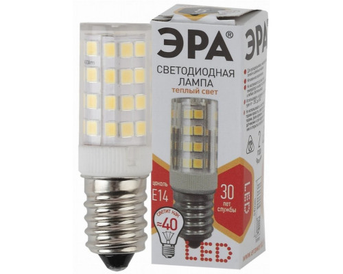 Светодиодная лампа Е14 5W 2700К (теплый) Эра LED T25-5W-CORN-827-E14 (Б0033030)