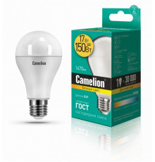 Светодиодная лампа E27 17W 3000К (теплый) A65 Camelion LED17-A65/830/E27 (12308)