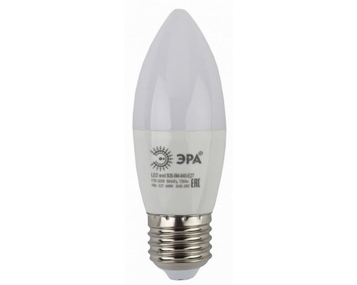 Светодиодная лампа E27 9W 4000К (белый) Эра LED B35-9W-840-E27 (Б0027972)