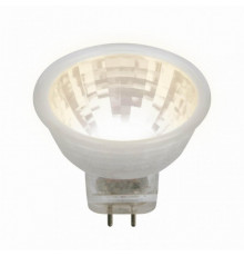 Лампа светодиодная (UL-00001702) Uniel GU4 3W 3000K прозрачная LED-MR11-3W/WW/GU4/220V GLZ21TR