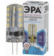 Светодиодная лампа G4 3W 4000К (белый) Эра LED JC-3W-12V-840-G4 (Б0033194)