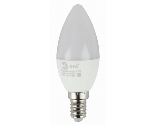 Светодиодная лампа E14 6W 4000К (белый) Эра ECO ECO LED B35-6W-840-E14 (Б0020619)