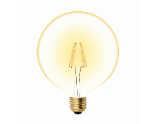 Лампа светодиодная филаментная (UL-00002358) Uniel E27 8W 2250K прозрачная LED-G125-8W/GOLDEN/E27 GLV21GO