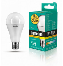 Светодиодная лампа E27 11W 3000К (теплый) A60 Camelion LED11-A60/830/E27 (12035)