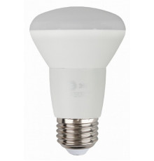 Лампа светодиодная ЭРА E27 8W 2700K матовая ECO LED R63-8W-827-E27 Б0050300