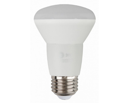 Лампа светодиодная ЭРА E27 8W 2700K матовая ECO LED R63-8W-827-E27 Б0050300