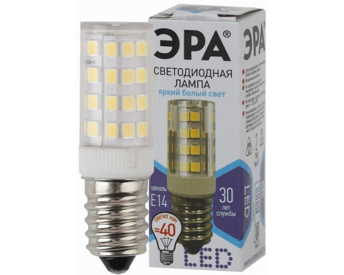 Светодиодная лампа Е14 5W 4000К (белый) Эра LED T25-5W-CORN-840-E14 (Б0033031)