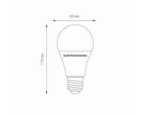 Светодиодная лампа Е27 10W 6500K (холодный) А60 Elektrostandard BLE2722 (a048527)