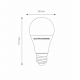 Светодиодная лампа Е27 10W 6500K (холодный) А60 Elektrostandard BLE2722 (a048527)