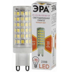 Светодиодная лампа G9 9W 2700К (теплый) Эра LED JCD-9W-CER-827-G9 (Б0033185)