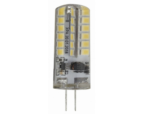 Светодиодная лампа G4 3,5W 2700К (теплый) Эра LED JC-3,5W-12V-827-G4 (Б0033195)