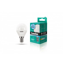 Светодиодная лампа E14 7W 4500 (белый) G45 Camelion LED7-G45/845/E14 (12071)