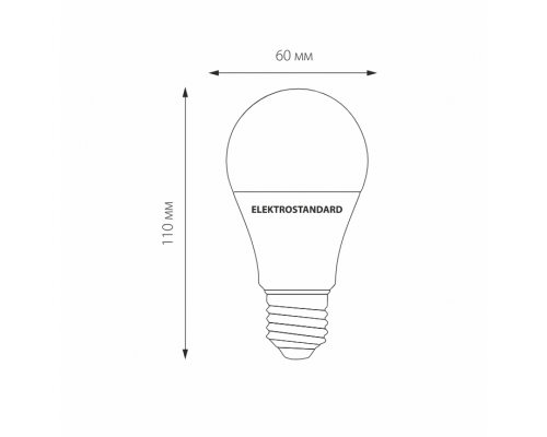 Светодиодная лампа Е27 10W 4200K (белый) А60 Elektrostandard BLE2721 (a048523)