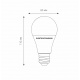 Светодиодная лампа Е27 10W 4200K (белый) А60 Elektrostandard BLE2721 (a048523)