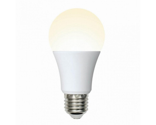 Светодиодная лампа E27 10W 3000K (теплый) Uniel Multibright LED-A60-10W/WW/E27/FR/MB PLM11WH (UL-00002371)