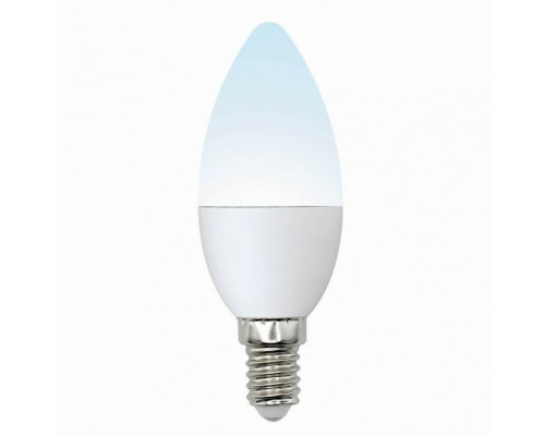 Светодиодная лампа E14 6W 4000K (белый) Multibright Uniel LED-C37-6W-NW-E14-FR-MB PLM11WH (UL-00002374)