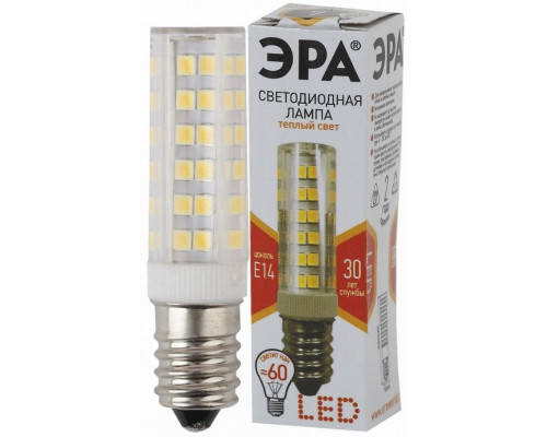 Светодиодная лампа Е14 7W 2700К (теплый) Эра LED T25-7W-CORN-827-E14 (Б0033029)