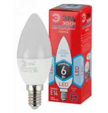 Светодиодная лампа E14 6W 4000К (белый) Эра ECO ECO LED B35-6W-840-E14 (Б0020619)