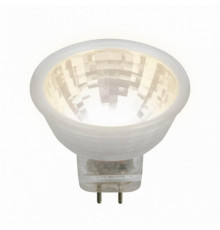 Лампа светодиодная (UL-00001700) Uniel GU4 3W 3000K прозрачная LED-MR11-3W/WW/GU4 GLZ21TR