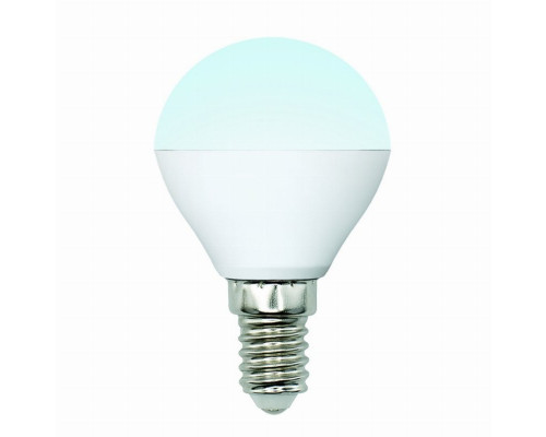 Светодиодная лампа E14 6W 4000K (белый) Multibright Uniel LED-G45-6W-NW-E14-FR-MB PLM11WH (UL-00002376)