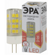 Светодиодная лампа G4 3,5W 2700К (теплый) Эра LED JC-3,5W-220V-CER-827-G4 (Б0027855)