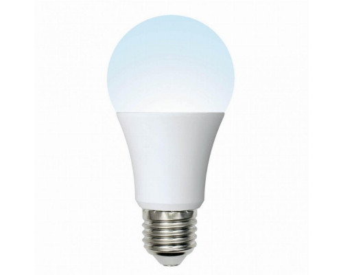 Лампа светодиодная (UL-00002372) Uniel E27 10W 4000K матовая LED-A60-10W/NW/E27/FR/MB PLM11WH