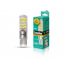 Светодиодная лампа G9 6W 3000K (теплый свет) Camelion LED6-G9-NF/830/G9 (13706)