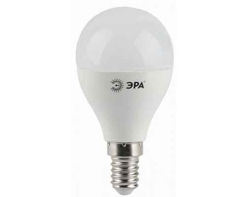 Лампа светодиодная ЭРА E14 5W 2700K матовая LED P45-5W-827-E14 Б0028485