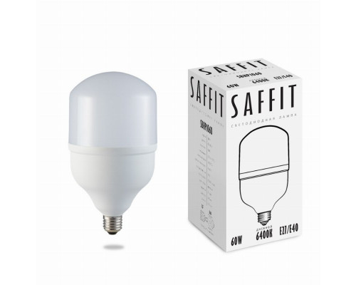 Светодиодная промышленная лампа E27-E40 60W 6400K (холодный) Saffit SBHP1060 55097