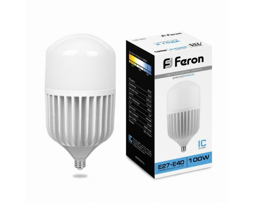 Лампа светодиодная Feron LB-65 E27-E40 100W 6400K 25827