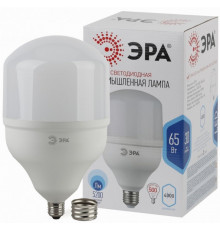 Светодиодная лампа E27(Е40) 65W 4000К (белый) Эра LED POWER T160-65W-4000-E27/E40 (Б0027923)