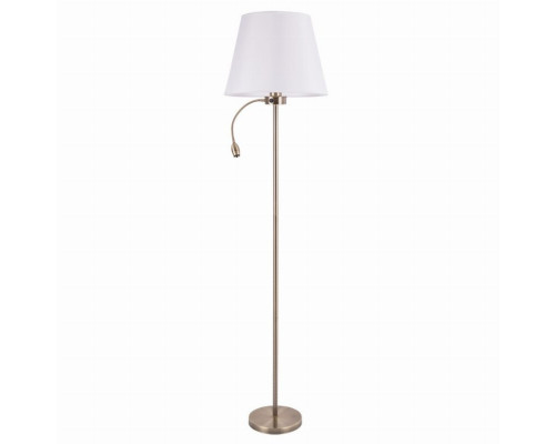 Торшер с дополнительной подсветкой Arte Lamp Elba A2581PN-2AB