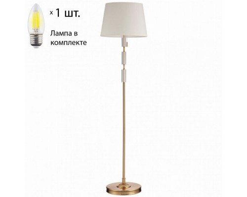 Торшер с лампочкой Odeon Light London 4894/1F+Lamps Е27 Свеча