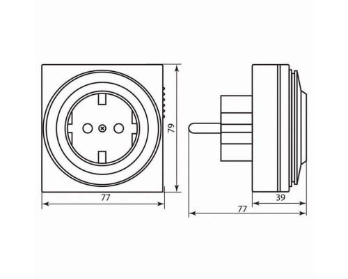 Розетка с таймером Feron TM32/61923 суточная мощность 3500W/16A 23203