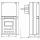 Розетка с таймером Feron TM23/61926 недельная электронная мощность 3500W/16A IP44 23206