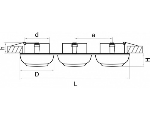 Встраиваемый светильник Lightstar Ocula 011836