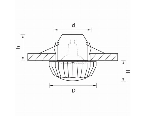 Встраиваемый светильник Lightstar Modo 006870