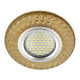 Встраиваемый светильник с LED подсветкой Fametto Luciole DLS-L144 Gu5.3 Glassy/Gold (UL-00003888)