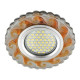 Встраиваемый светильник с LED подсветкой Fametto Luciole DLS-L139 Gu5.3 Glassy/Tea (UL-00003873)