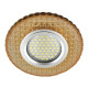 Встраиваемый светильник с LED подсветкой Fametto Luciole DLS-L143 Gu5.3 Glassy/Gold (UL-00003884)