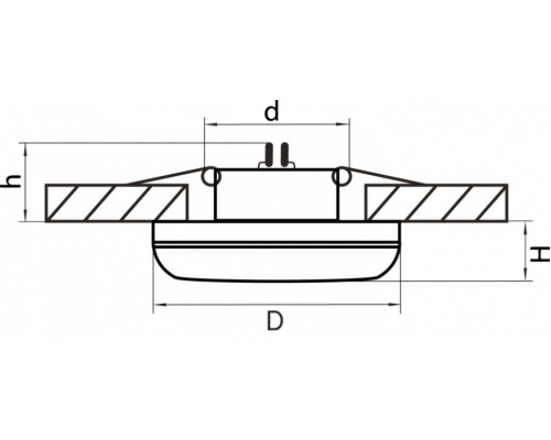 Встраиваемый светильник Lightstar Piano Mini 011278