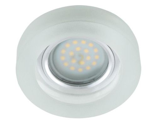 Встраиваемый светильник с LED подсветкой Fametto Luciole DLS-L110 GU5.3 CHROME-MATT CLEAR (UL-00000361)