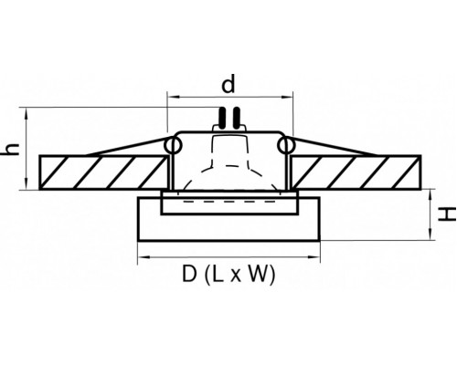 Встраиваемый светильник Lightstar Luli Mini 006146