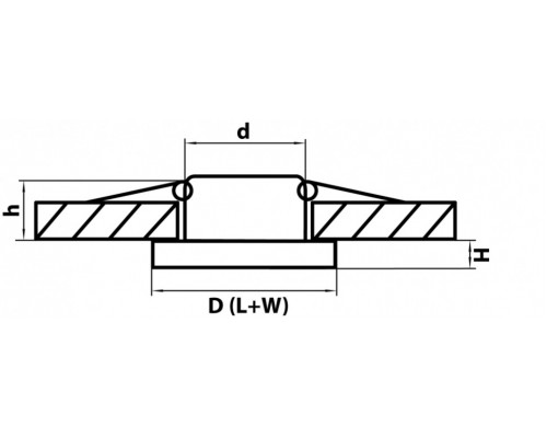 Встраиваемый светильник Lightstar Rifle Cyl 002514