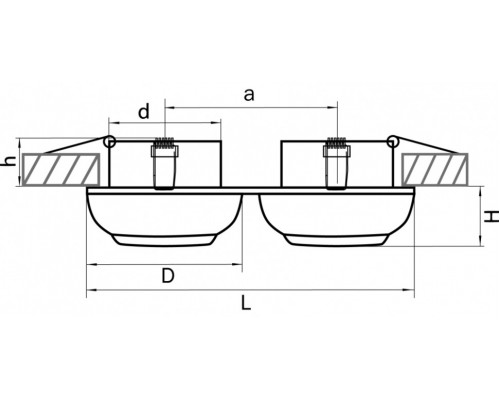 Встраиваемый светильник Lightstar Ocula 011824