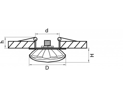 Встраиваемый светильник Lightstar Bomo 004512