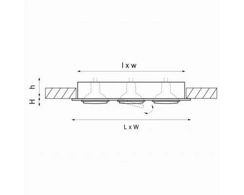 Встраиваемый светильник Lightstar Singo 011603