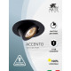 Встраиваемый светильник Arte Lamp Accento A4009PL-1BK